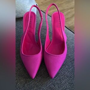 Hot pink heels